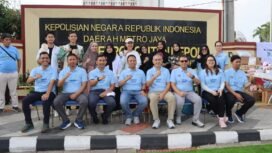 Jajaran PT Karabha Digdaya bersama Forkopimda Kota Depok pada pelaksanaan gerakan pengurangan sampah plastik, Depok. Foto : Istimewa