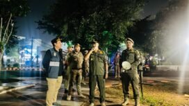Satpol PP Kota Depok sudah mulai turun ke lapangan guna memantau penerapan jam malam untuk pelajar. (Dok. Istimewa)