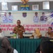 Camat Bojongsari, Rijal Farhan saat memberikan sambutan dalam kegiatan pelatihan digital marketing untuk pelaku UMKM di Kantor Kecamatan Bojongsari, Kota Depok, Senin (23/6/2025). (Foto: Rachmat CH)
