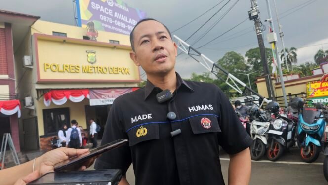 
					Kasi Humas Polres Metro Depok, AKP Made Budi saat ditemui di Polres Metro Depok. (Dicky)
