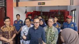 Wamendagri, Bima Arya saat melakukan sidak ke DPKP Kota Depok. (Dicky)