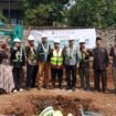 Pelaksanaan pembangunan gedung baru KUA Kecamatan Bojongsari, Depok. (Istimewa)