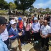 Wamendiktisaintek, Stella Christie saat meninjau salah satu calon lahan yang akan dijadikan sekolah Garuda Baru di Rejang Lebong, Bengkulu. (Dicky)