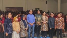 Menteri Kebudayaan Republik Indonesia, Fadli Zon membuka pemusatan latihan Gita Bahana Nusantara di Kinasih Resort, Depok. (Dicky)
