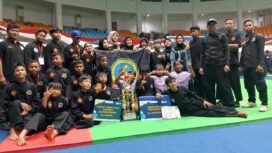 Sebanyak 50 atlet Pengsimatoga Jalan Enam Kecamatan Bojongsari, Depok, mengikuti kegiatan turnamen pencak silat tingkat nasional Piala Kemendagri.