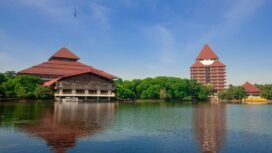 Salah satu sudut bangunan kampus Universitas Indonesia, Depok. (Dicky)