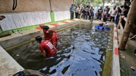 Keseruan Ngubek Empang yang digelar Portina dan KOOD di Rumah Budaya Depok, Pancoran Mas, Sabtu (13/12/2025). Foto : Istimewa