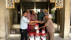 BRI Bekasi Siliwangi Salurkan Bantuan Dana Bapekis ke Musala Al Mutaqin di Jalan Kampung Pondok Benda Gardu, Jatiasih, Bekasi. Foto : Istimewa