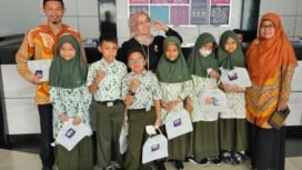 BRI Lebak Bulus saat menerima kunjungan siswa SD Al Azkar Islamic School Jakarta. Foto : Istimewa