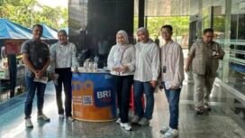 BRI BO Jakarta Gatot Subroto memberikan promo spesial KPR dan BRIguna di Friday Market lingkungan Direktorat Jenderal Pajak. Foto Istimewa