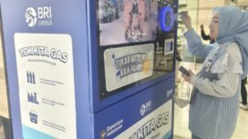 Penampakan mesin daur ulang RVM di BRI Menara BRIiaN, Jakarta, Jumat, 13 Februari 2026. Foto : Istimewa