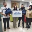 Manager Operasional BRI BO Pancoran, Desiyanto Wicaksono mewakili BRI BO Pancoran saat menyalurkan bingkisan Ramadan 1447 Hijriah. Foto : Istimewa
