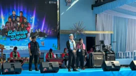 Wakil Wali Kota Depok, Chandra Rahmansyah saat mengikuti kegiatan Lebaran Depok 2026.