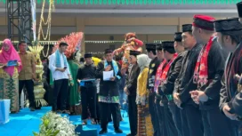 Ketua KOOD, Ahmad Dahlan saat melantik Ronda KOOD pada Lebaran Depok 2026.