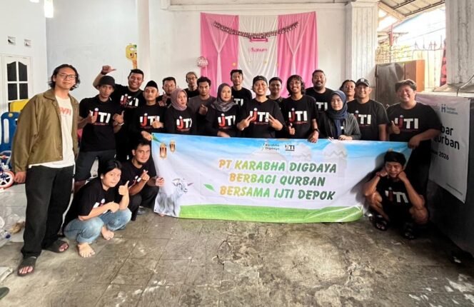 
					IJTI Depok Bersama PT Karabha Digdaya Sebar Daging Qurban