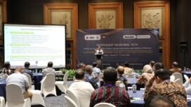 Dirjen Bina Keuda Kemendagri RI Agus Fatoni saat membuka Workshop Perdasi bertema “Arah Transformasi BUMD, Tata Kelola dan Kepatuhan” di Jakarta, Rabu, 10 Juni 2026. Foto : Humas Ditjen Bina Keuda
