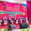 Salah satu tim yang tampil dalam Parade Hadroh dan Marawis Tingkat Kota Depok yang diselenggarakan DPC PDI Perjuangan Kota Depok dalam rangka memperingati Bulan Bung Karno, di Balai Rakyat Kecamatan Beji, Minggu, 28 Juni 2026. Foto : Istimewa
