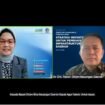 Direktur Jenderal Bina Keuda Kemendagri Agus Fatoni saat membuka Webinar Series Creative Financing and Funding KPBU dengan tema 