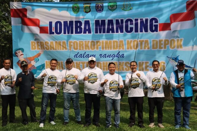 
					Forkopimda Depok Mancing Bersama Pada Hari Bhakti Adhyaksa