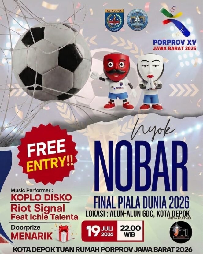 
					Pemkot Depok Gelar Nobar Piala Dunia, Ini Lokasinya